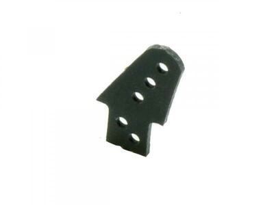 GfK Ruderhörner schwarz 12mm / 1,0 mm (10 Stück)