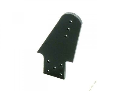 GfK Ruderhörner schwarz 25mm / 1,5 mm (10 Stück)