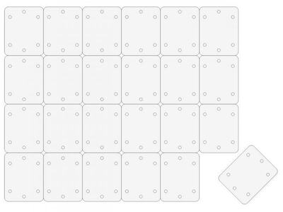 Patent Scharnier 25 x 20mm (120 Stück)