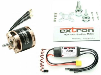 Brushless Motor EXTRON 2212/12 (2050KV) Combo Set + iQ-30 Regler