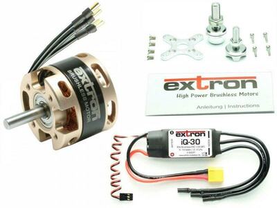 Brushless Motor EXTRON 2808/16 (1680KV) Combo Set + iQ-30 Regler