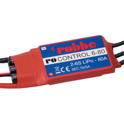 RO-Control 6-80 - 80A BL-Regler, 5A S-BEC, 2-6S