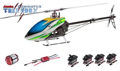 RC Helicopter T-Rex 500X Dominator Combo (DS530/DS535)