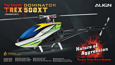 RC Helicopter T-Rex 500XT Dominator Top Super Combo (DS530M/DS535M)