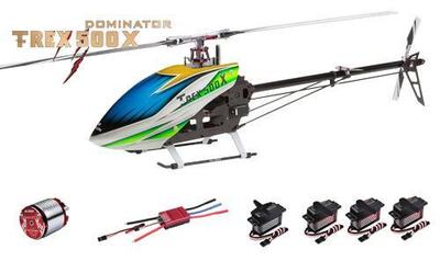 RC Helicopter T-Rex 500X Dominator Top Combo (DS530M/DS535M)