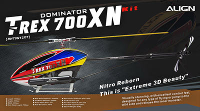 RC Helicopter T-Rex 700XN Dominator Kit
