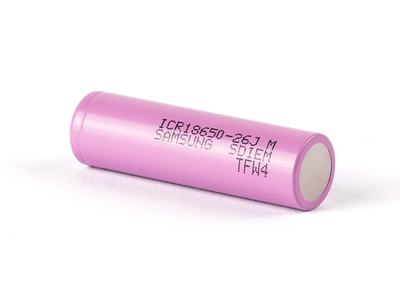 Samsung ICR18650-26J 2600mAh 3,6V - 3,7V - (Button Top) (1 Stück)