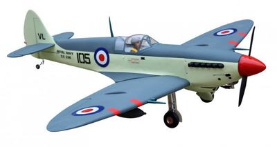 Supermarine Seafire 20cm³ mit elt. Einziehfahrwerk (SW=164cm)