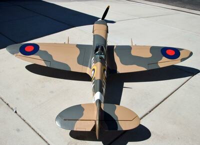 Spitfire 50-55cm³ ARF (SW=219cm) mit elt. Einziehfahrwerk