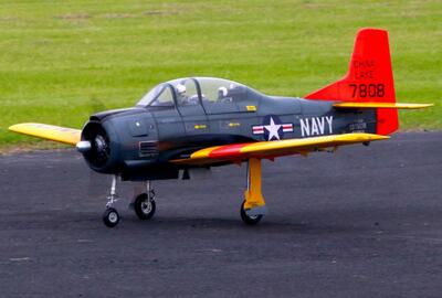 T-28 Giant Scale 2060mm wingspann ARF Grey-Yellow