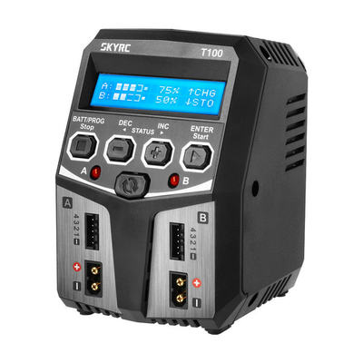 Ladegerät T100 AC LiPo 2-4s 5A 2x50W