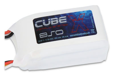 Lipo Akku X-Cube 850mAh 3S1P 11,1V 30C/60C