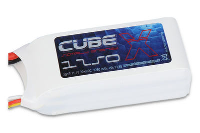 Lipo Akku X-Cube 1250mAh 3S1P 11,1V 30C/60C