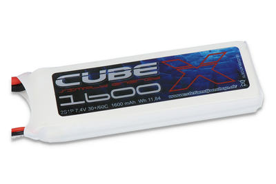 Lipo Akku X-Cube 1600mAh 2S1P 7,4V 30C/60C