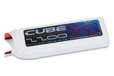 Lipo Akku X-Cube 2200mAh 2S1P 7,4V 30C/60C