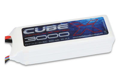 Lipo Akku X-Cube 3000mAh 6S1P 22,2V 30C/60C