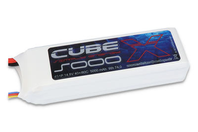 Lipo Akku X-Cube 5000mAh 4S1P 14,8V 40C/80C