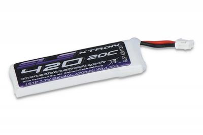Lipo Akku Xtron 420mAh 1S1P 3,7V 20C