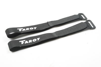 Tarot 600 Klettband mit Tarot Logo ca. 330mm x 16mm (2 Stück)