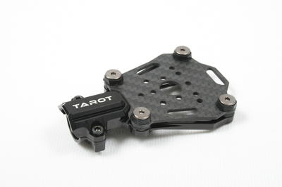 16mm Motoraufnahme Metall (schwarz) (650er/680er)