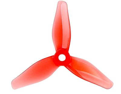 3-Blatt-Propeller  T3140 transparent rot (2 Paar)