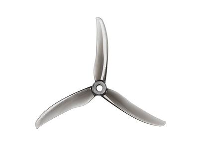 3-Blatt-Propeller  T5143S transparent schwarz/grau (2 Paar)