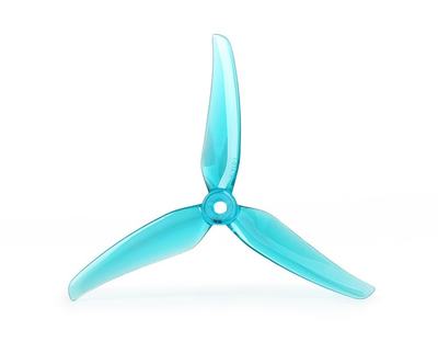 3-Blatt-Propeller  T5147 transparent blau (2 Paar)