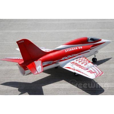 Freewing Stinger 90 EPO rot PNP  (SW=1130mm) Deluxe Edition, V2, 9-Blatt Inrunner