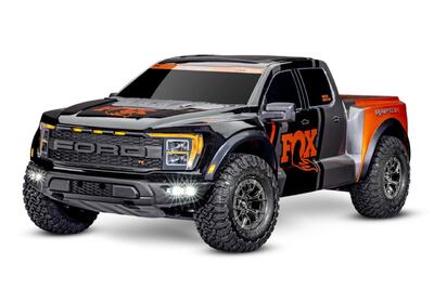 RC Car Modell Auto Ford F-150 Raptor-R VXL-4s Ultimate 4WD 1:10 RTR TQi LED Fox2 Black