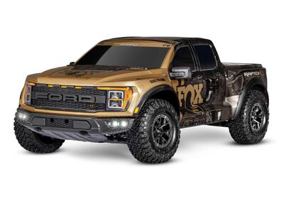 RC Car Modell Auto Ford F-150 Raptor-R VXL-4s Ultimate 4WD 1:10 RTR TQi LED Fox SE Gold