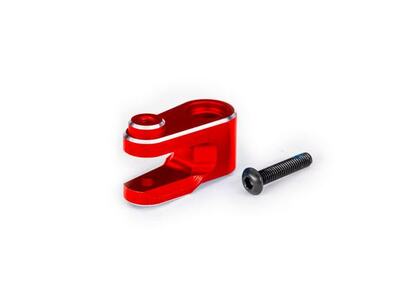 Servohorn Lenkung Alu rot Maxx Slash