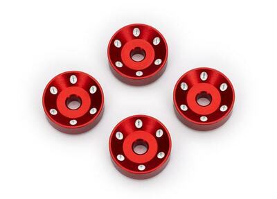 Felgenscheiben Alu rot (4) Maxx Slash