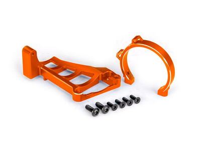 Motorträger v/h Set Alu orange Maxx Slash