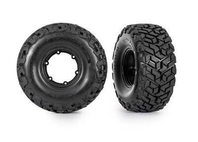 Traxxas TRX10275 Reifen mit Einlage (Pro Scale Wheel Alu System) (2) Maxx Slash, UDR, Slash Pro Scale belted