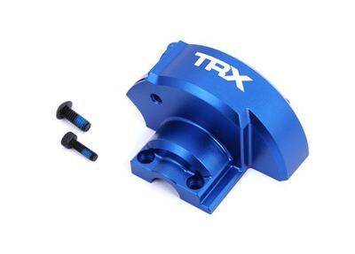 Getriebeabdeckung Alu blau Maxx Slash