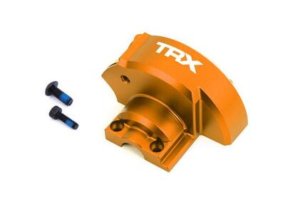 Getriebeabdeckung Alu orange Maxx Slash