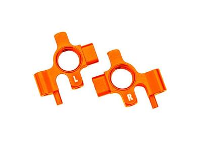 Aluminium-Lenkblöcke (orange) 4-Tec Drift