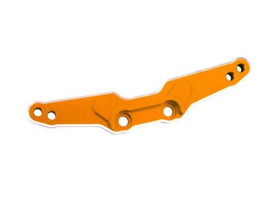 Stoßdämpferbrücke hinten, Aluminium, (orange) 4-Tec Drift
