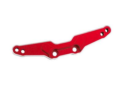 Stoßdämpferbrücke hinten, Aluminium, (rot) 4-Tec Drift