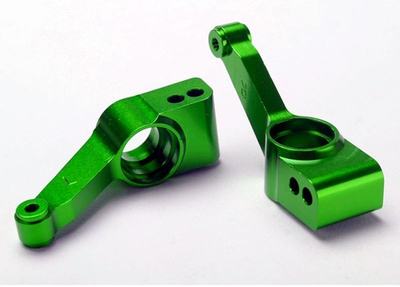 Radträger hinten (Paar) Alu grün