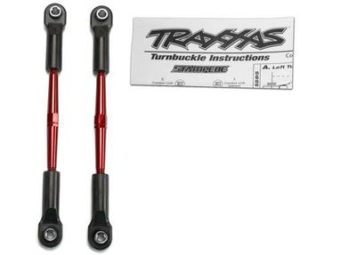 Spurstange Alu, rot 61mm (2)