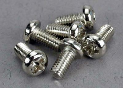 Rundkopfschrauben M3x6 mm (6)