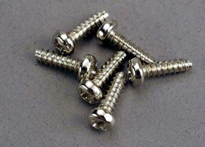Rundkopfschrauben 3x10 mm, selbstschneidend (6)