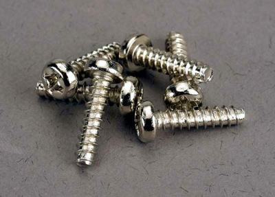 Rundkopfschrauben 3x12 mm, selbstschneidend (6)