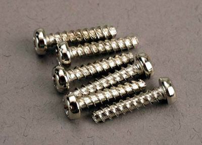 Rundkopfschrauben 3x14 mm, selbstschneidend (6)