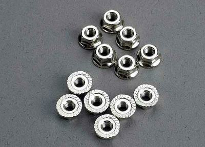 Muttern, 3mm angeflanscht (12)