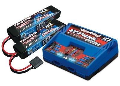 EZ-Peak DUAL Plus-Lader (TRX2972G) + 2x 2S Lipo 7600mAh (TRX2869X)