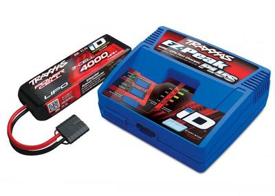 EZ-Peak Plus-Lader (TRX2970GX) + 1x 3S Lipo 4000mAh (TRX2849X)