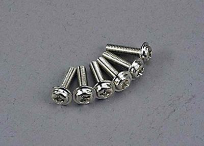 Schrauben, 3x12mm Masch.-Scheibenkopf (6)