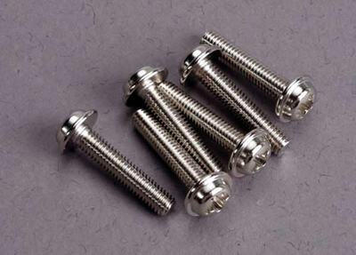 Schrauben, 3x15mm Masch.-Scheibenkopf (6)